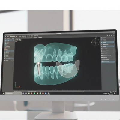 Digit�lis fog�szat 3D tervez�s �s nagy�t�sban v�gzett kezel�sek